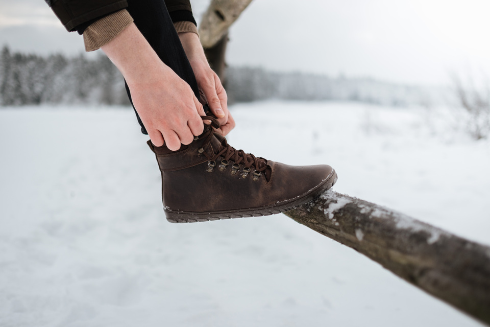 Pánské barefoot boty Zaqq Expeq Brown